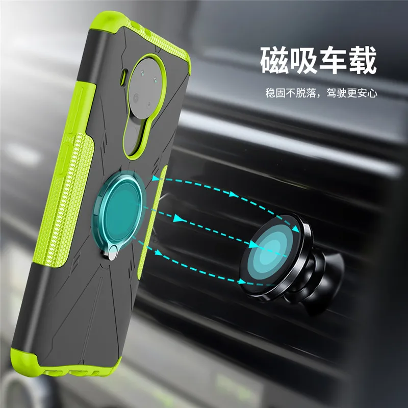 Armor PC Cover For Nokia 3.4 Case For Nokia 3.4 Cover Shockproof Soft Silicone TPU Protective Phone Bumper For Nokia 3.4 5.4 2.4