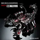 Металлический 3D пазл Microworld, модель красного дьявола, Скорпиона, 3D лазерная резка, пазл, игрушки для детей и взрослых, подарок