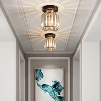 modern creative crystal led chandelier pendant lamp e14 industrial lustre pendant lamps for kitchen decorative hanging luminaire