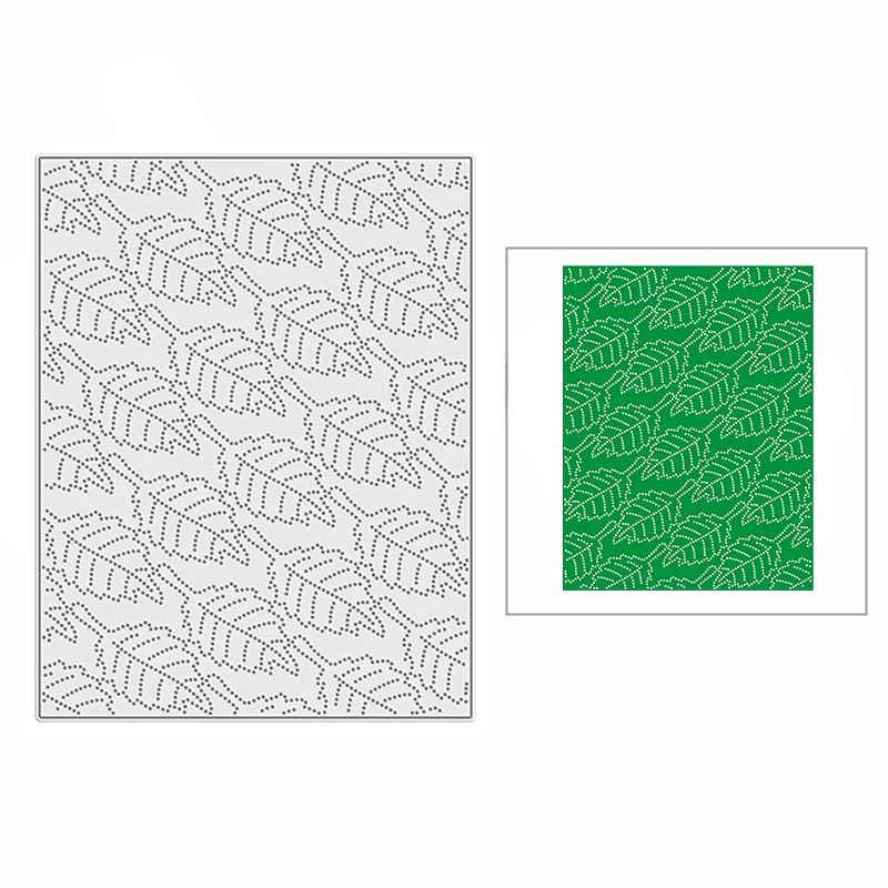 

Новинка 2021, фоновая панель с узором в горошек и листьями, металлические пресс-формы для творчества, изготовления поздравительных открыток и...