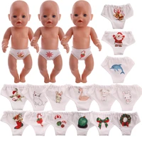25 cute pattern underwear panties for american 18 inch girl doll and 43 cm new born baby doll clothes accessories our generation