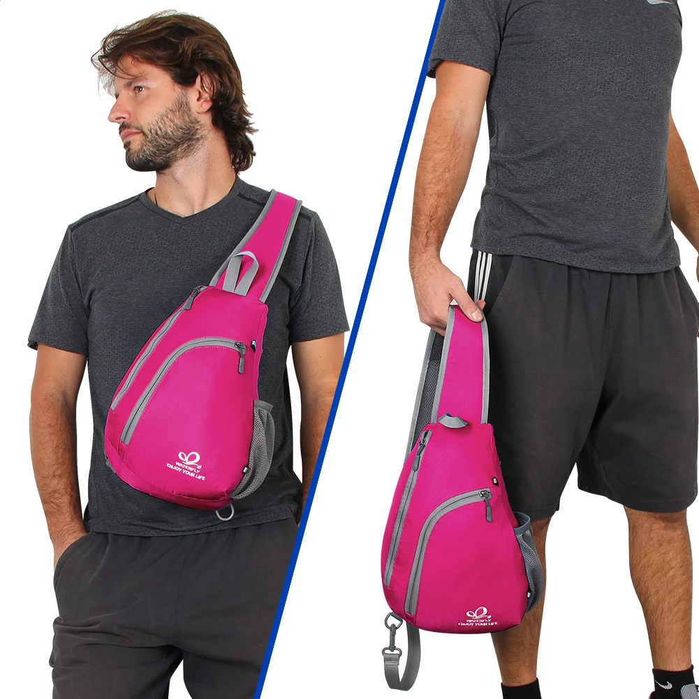 Спортивная сумка мессенджер WATERFLY для походов бега Путешествий Походов езды на