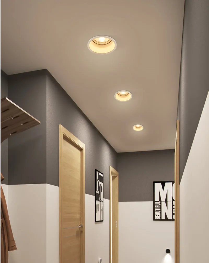 

High quality round Dimmable recesse LED Downlights 7W 9W12W15W18W COB LED Ceiling Lamp Spot Lights AC110-220V Indoor Lighting