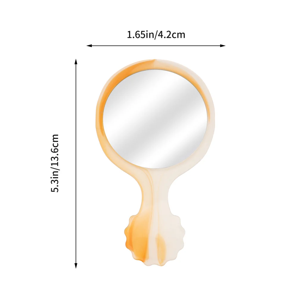 

50 Sets of Portable Hand Mirrors Combs Set Small Handheld Mirror Comb Set