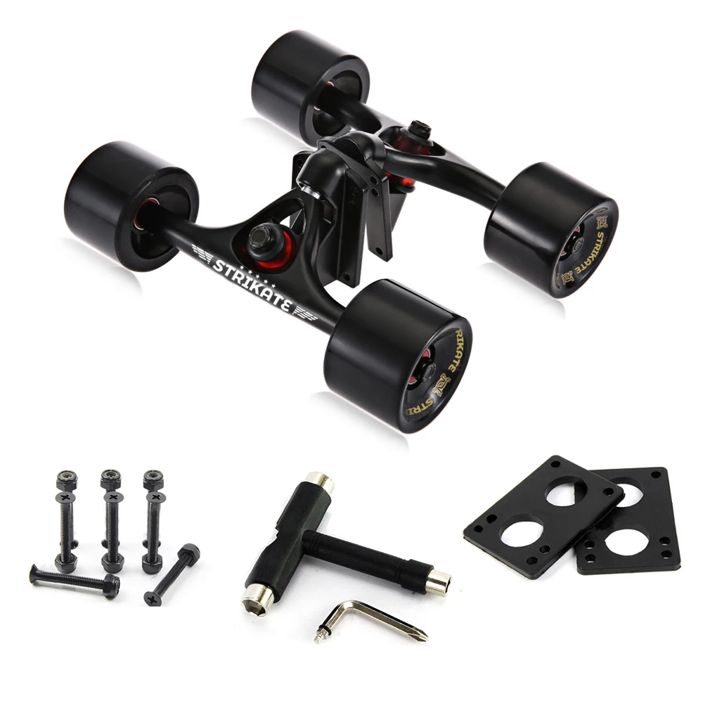 Longboard Bridge 1set Skateboard Parts 7inch Trucks 70mm Big Wheels |