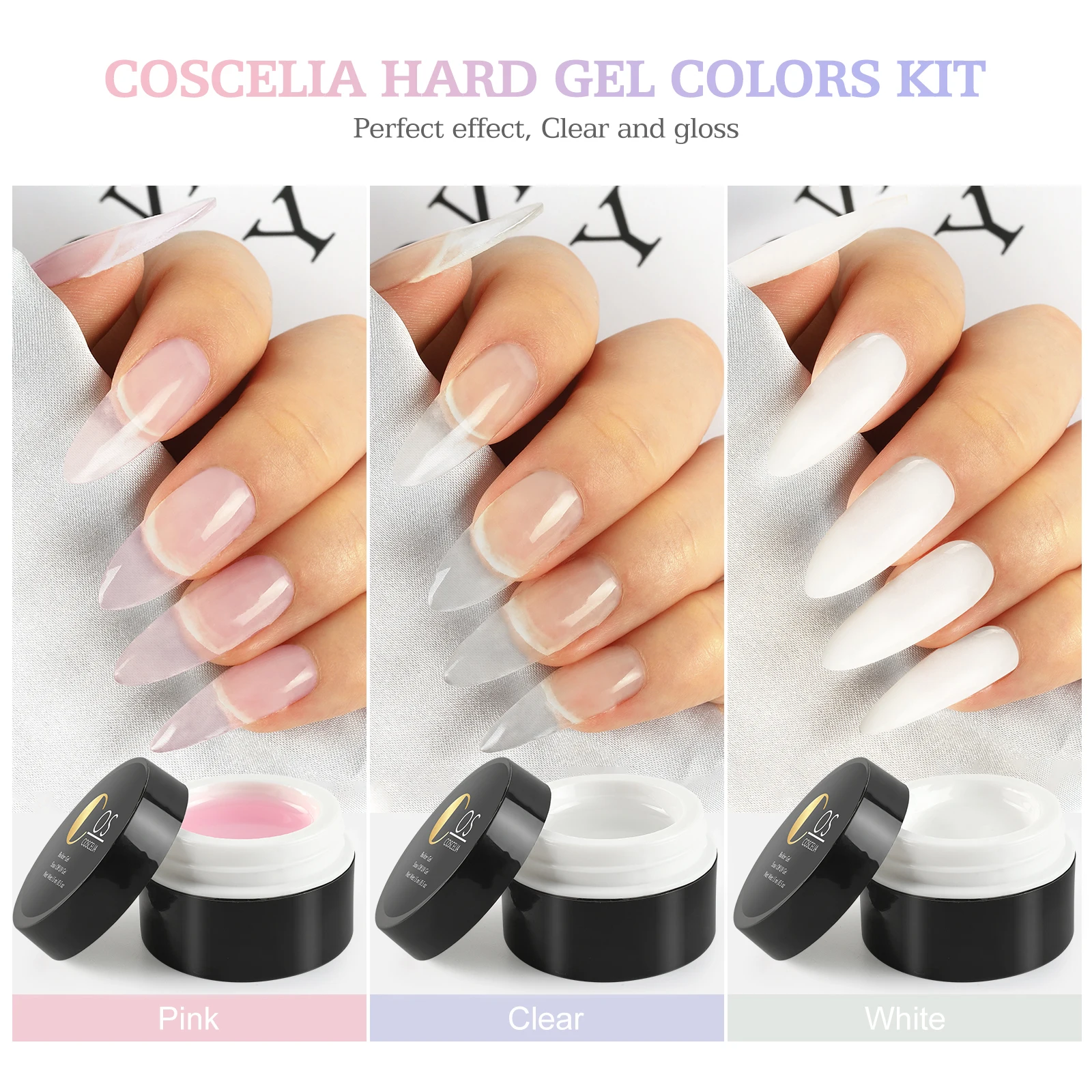 

COSCELIA UV Gel Set Nail Builder Nail Extension UV Gel Nail Gel Polish Varnish For Choose All For Manicure Nail Art Tools