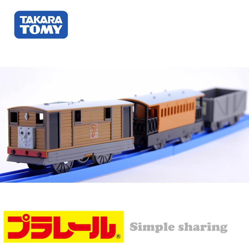 Takara Tomy Pla Rail Plarail Thomas & Friends TS-11 Тоби железнодорожный поезд моторизованный