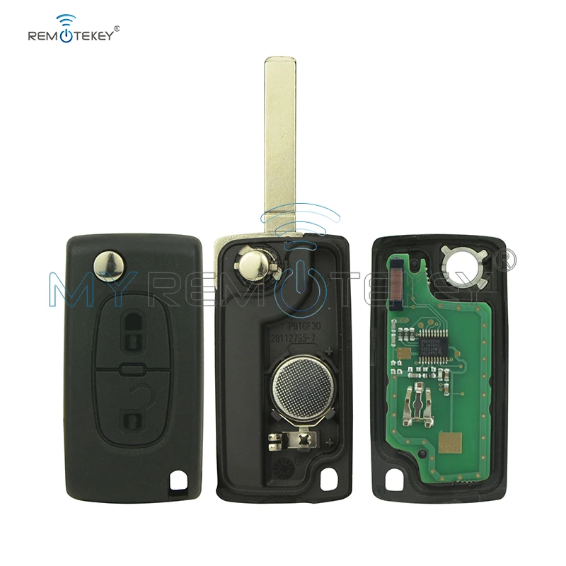 Ключ дистанционного управления CE0536 VA2 2 кнопки 434 МГц для Peugeot Citroen PCF7961|buttons buttons|button