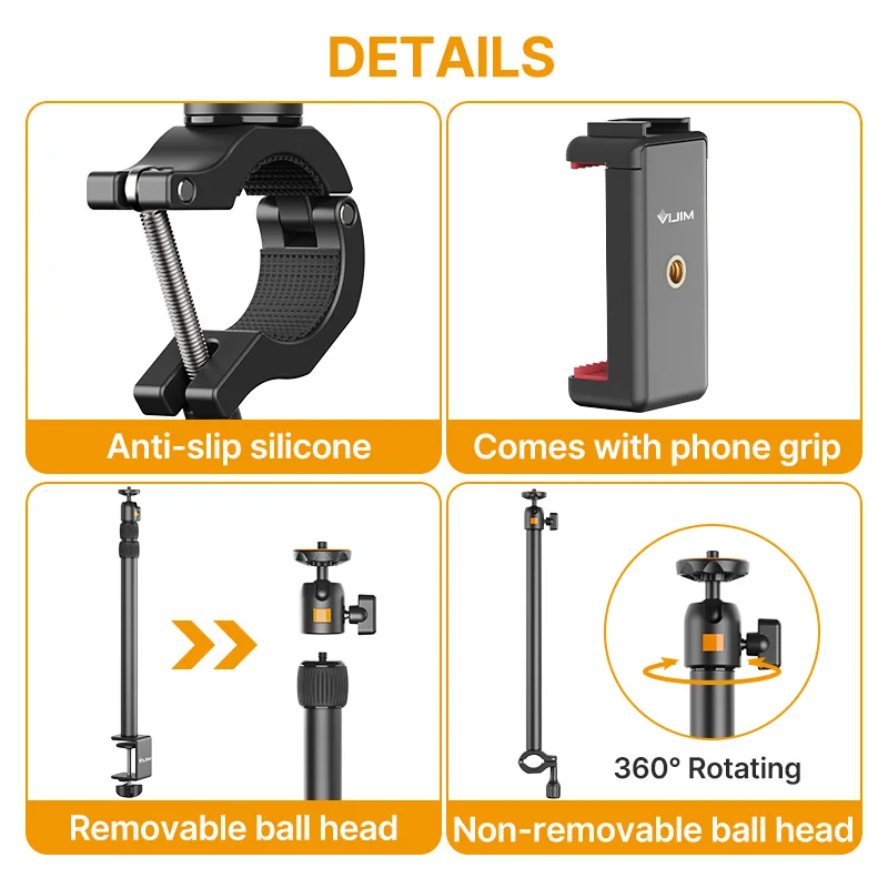 Настольный кронштейн VIJIM LS02 из алюминиевого сплава с держателем для телефона
