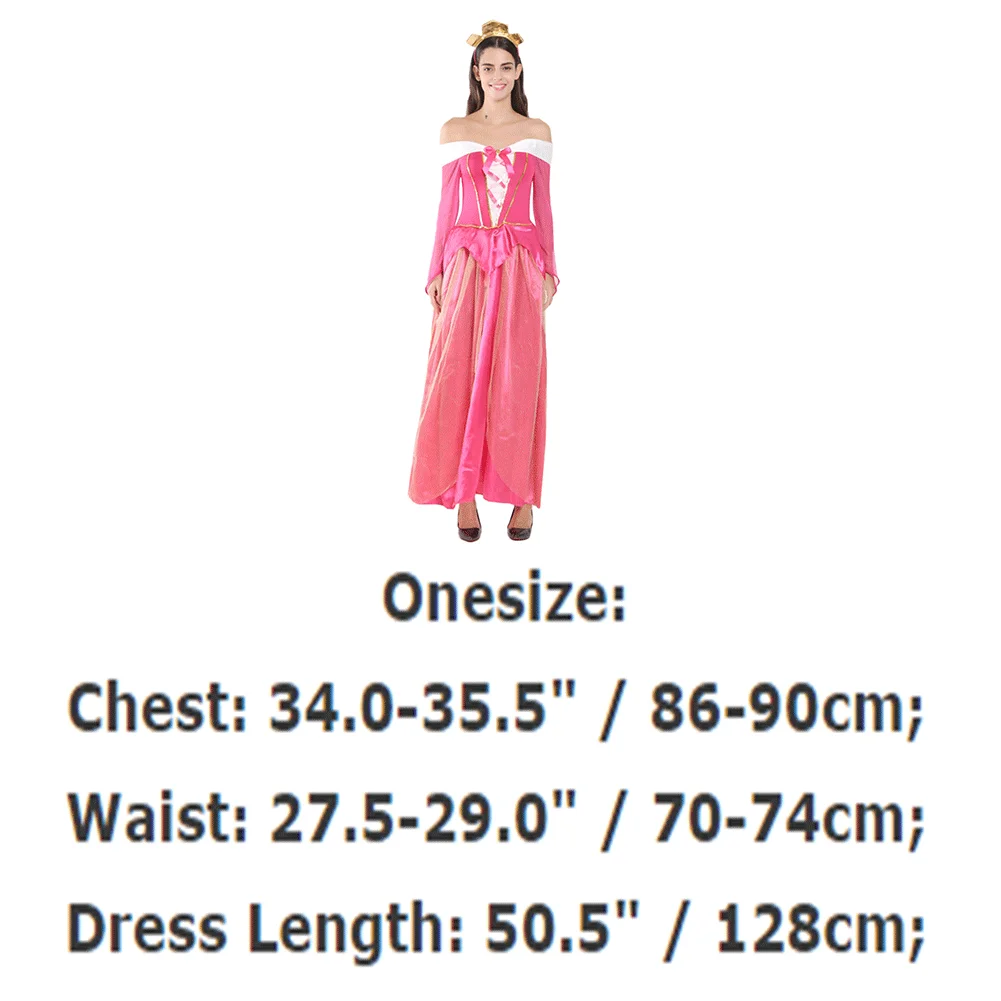 

Sleeping Beauty Princess Dress Adult Women Anime Fancy Dress Up Halloween Beauty and the Beast Fairy Tales Role Cosplay Costumes