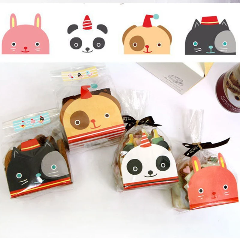 Пластиковые пакеты для выпечки печенья мешочек конфет 50 шт. | Дом и сад