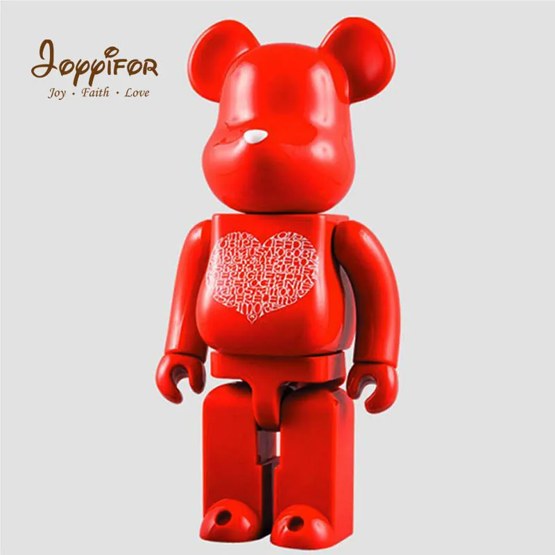 FGHGF Bearbricklys экшн-фигурка Kitty пиратский капитан Рождество зомби Babybear куклы ПВХ коллекционные модельные детские игрушки подарки - Цвет: Темно-бордовый