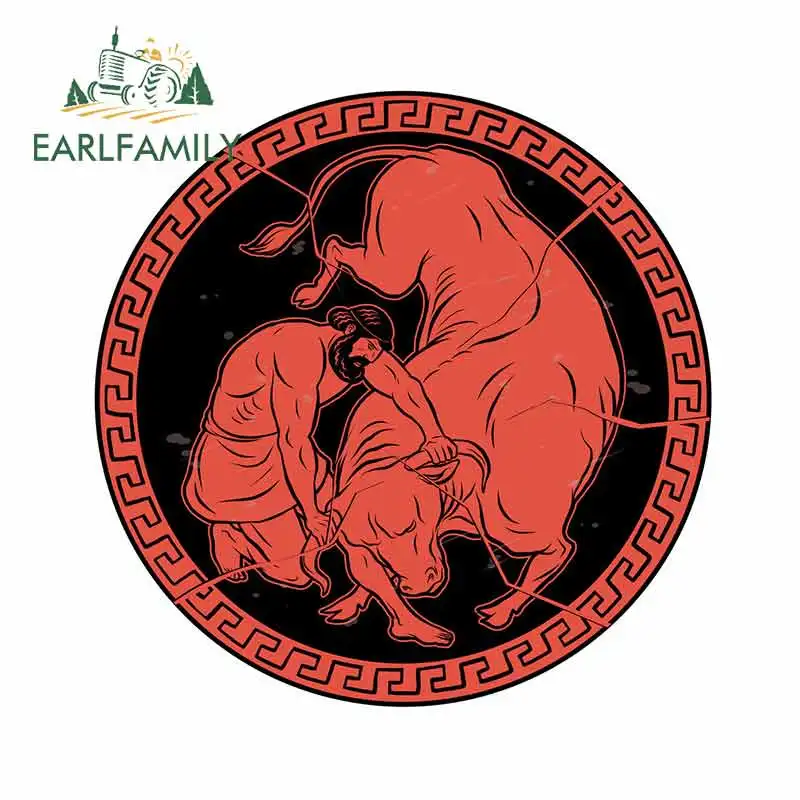 

EARLFAMILY 13 см x 10,4 см для кретанового быка тонкая наклейка Сделай Сам наклейки на машину мотоцикл солнцезащитный граффити виниловый материал у...