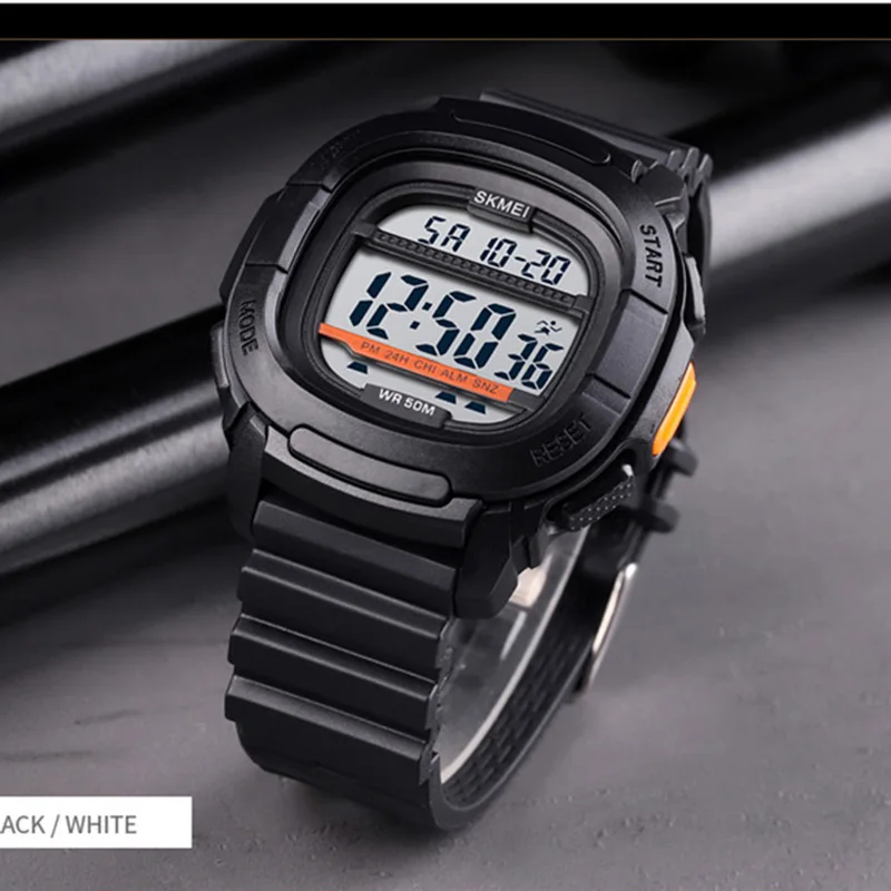 Спортивные часы для улицы роскошные Цифровые мужские лучший бренд SKMEI 50 м