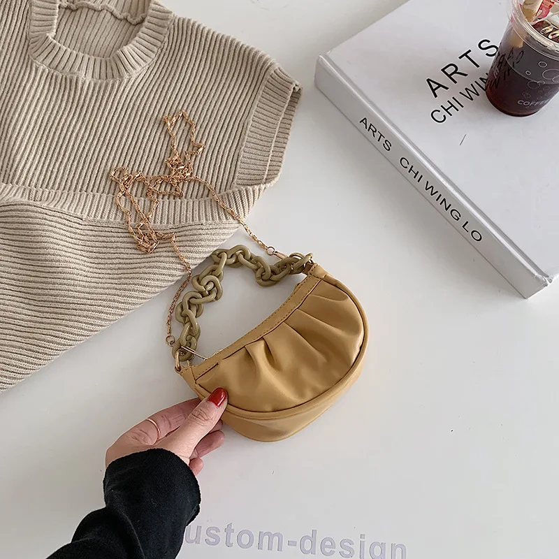 

Женская сумка, плиссированная сумка в форме облака, новая сумка-мессенджер на одно плечо