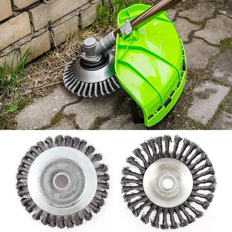 

Steel Wire Weed Brush Rotating Weeding Brush Trimmer Head Bowl Wire Wheel