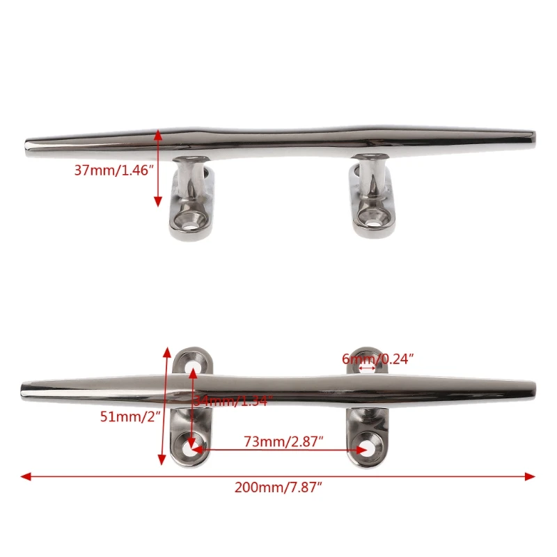 Базовая док-станция для яхты стандартная из нержавеющей стали 8 дюймов/10 дюймов/12