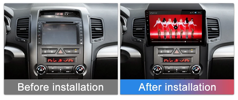 AWESAFE для Kia Sorento 2009 2010 2011 2012 автомобильный Радио Мультимедиа Видео плеер gps Нет 2din 2 din Android 8,1 2 ГБ+ 32 ГБ