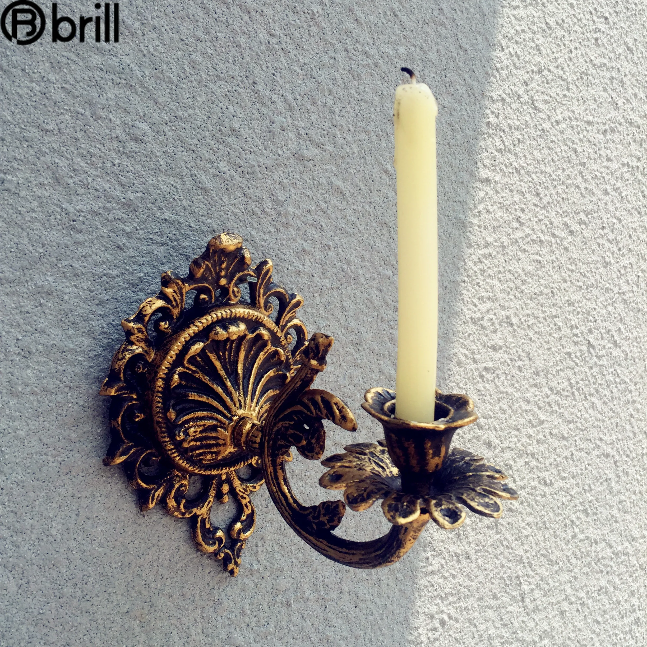 

Metal Candle Holders Wall Iron Garden Candlestick Holder Courtyard Tealight Retro Portavelas Decoracion Moldes Para Velas Gift