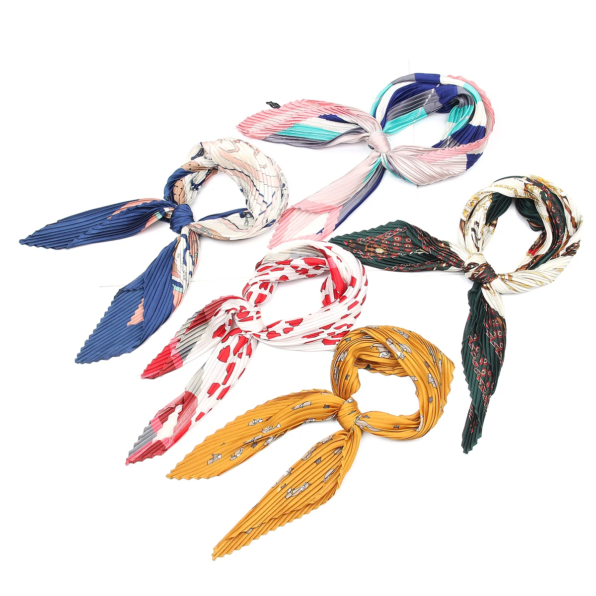 Маленький квадратный Универсальный декоративный шарф тюрбан в стиле ретро из