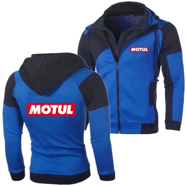 2018 зимняя модная толстовка с логотипом MOTUL Motor oil мужской кардиган на молнии
