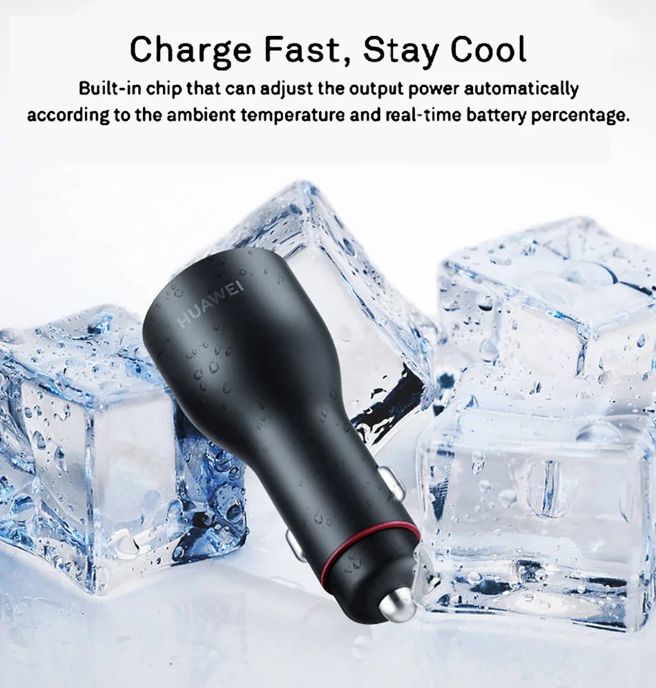 Автомобильное зарядное устройство HUAWEI 2 Supercharge CP37 быстрый адаптер 5A USB C кабель 40 Вт макс 10 в 4A двойной USB Honor 20 V10 P30 Pro P10 P20