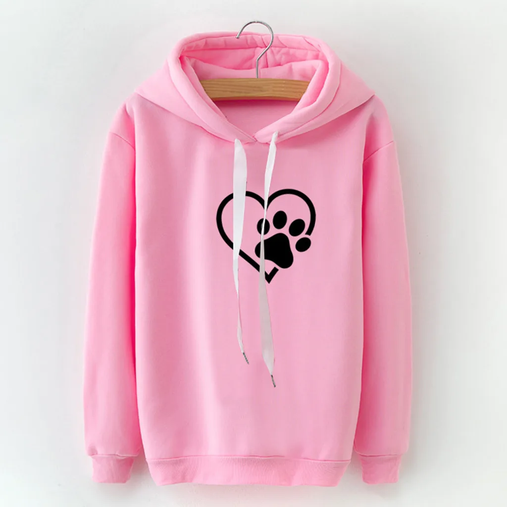 

New Women Sweatshirt 2019 Women Long Sleeve Casual Hooded Sweatshirt Pullover Top Blouse 10 Colour Large Size Sweatshirts M-XXXL