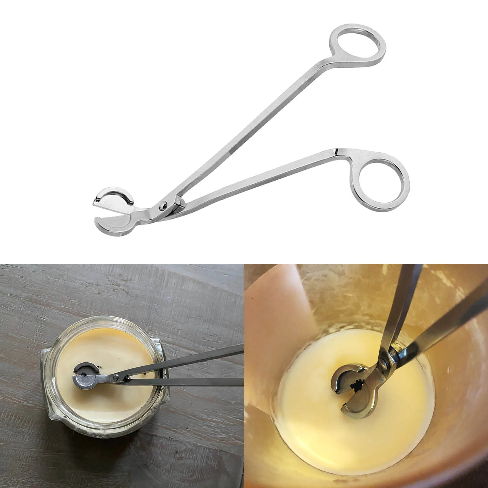 

New 18CM Candle Wick Trimmer Clipper Cutter Scissor Reaches Deep Into to Cut Prevent Soot Buildup Oil Lamp Snuffer Tool Cleaner