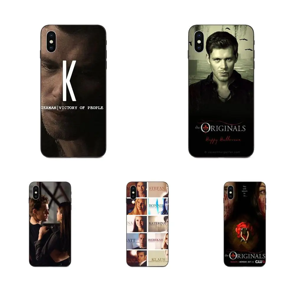 Дневники вампира Клаус мягкий черный сотовый телефон из ТПУ для Huawei Honor 5A 6A 6C 7A 7C 7X