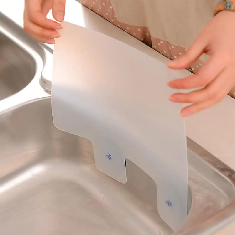 

Kitchen Wash Water Splash Guards Basin Plastic Dish Washing Baffle Sink Board Waterproof Barrier Clean Practical Kitchen Tool