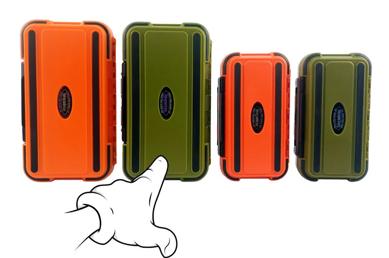Green L Рыболовные снасти ящик для инструментов Водонепроницаемый двойной слой DIY отсеки большой чехол для хранения Водонепроницаемый Fly Карп рыболовные аксессуары - Цвет: Green L