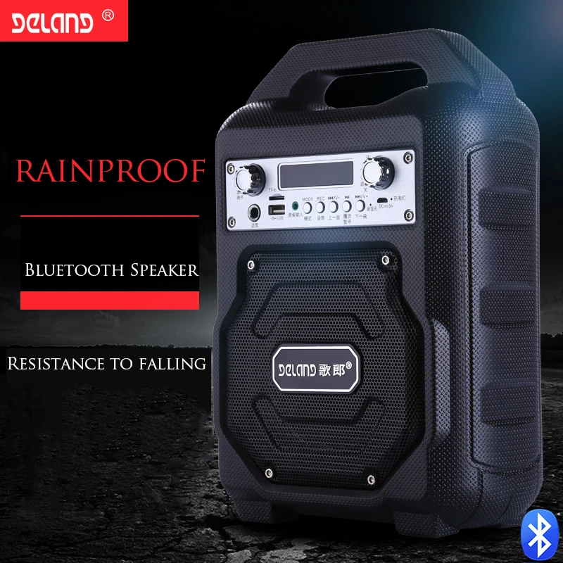 5 25 дюймовый портативный динамик Беспроводные Bluetooth колонки с большими рожками