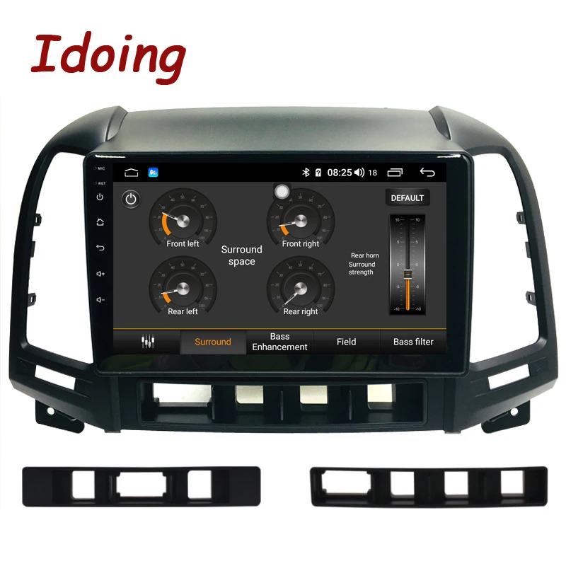 Idoing Автомобильный мультимедийный плеер экран 9 дюймов Android Восьмиядерный 4 Гб + 64