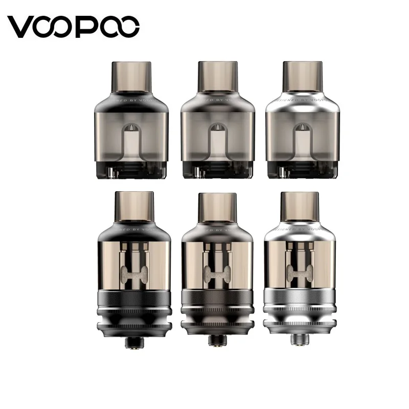 

VOOPOO Original TPP Pod Empty Cartridge & TPP POD Tank 5.5ml with TPP-DM1 TPP-DM2 Coil for Drag 3 /Drag X Plus Vape E-Cigarette