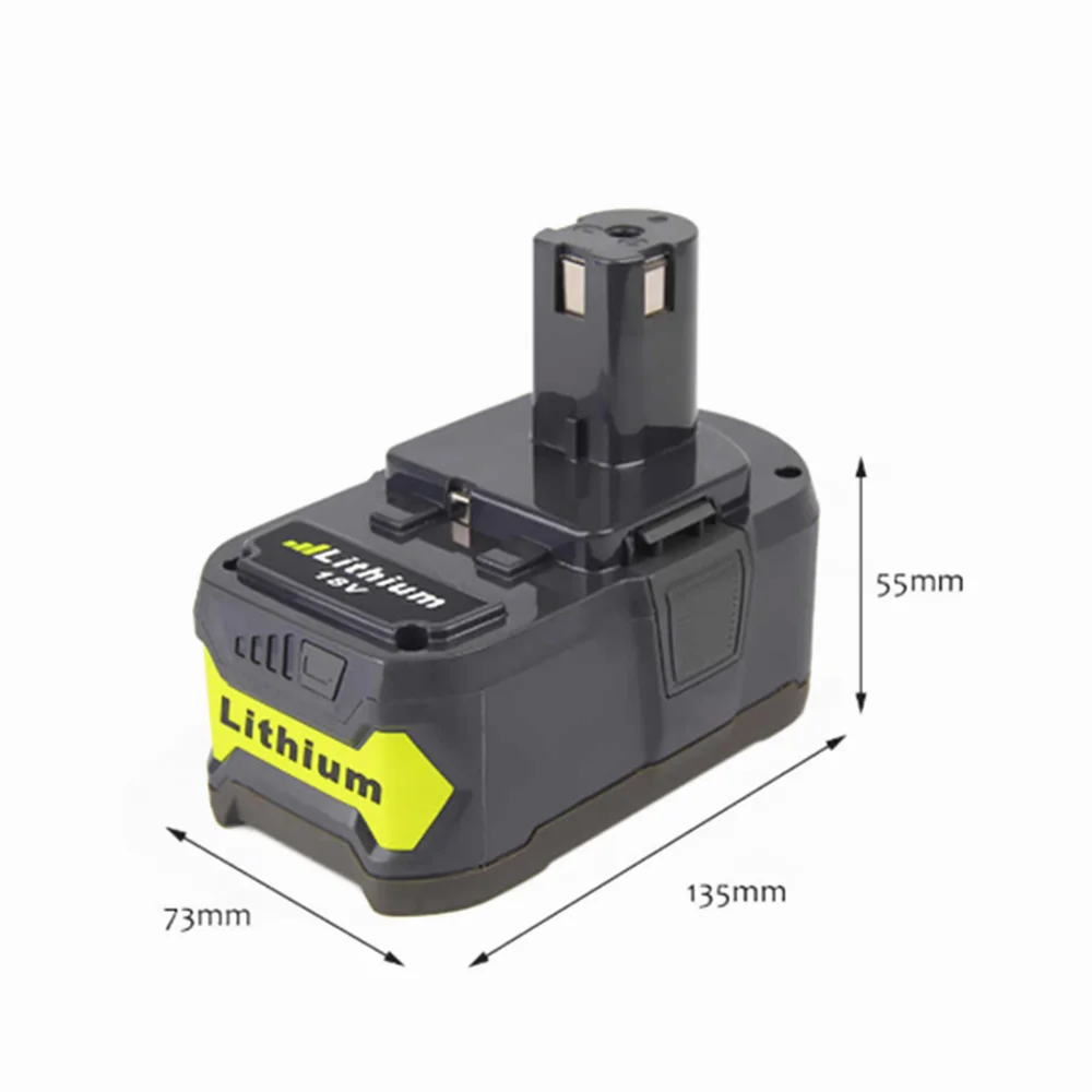

High Capacity 18V 6.8/9.8/12.8/28Ah Li-Ion for Ryobi P108 RB18L40 Rechargeable Battery Pack Power Tool Battery Ryobi ONE