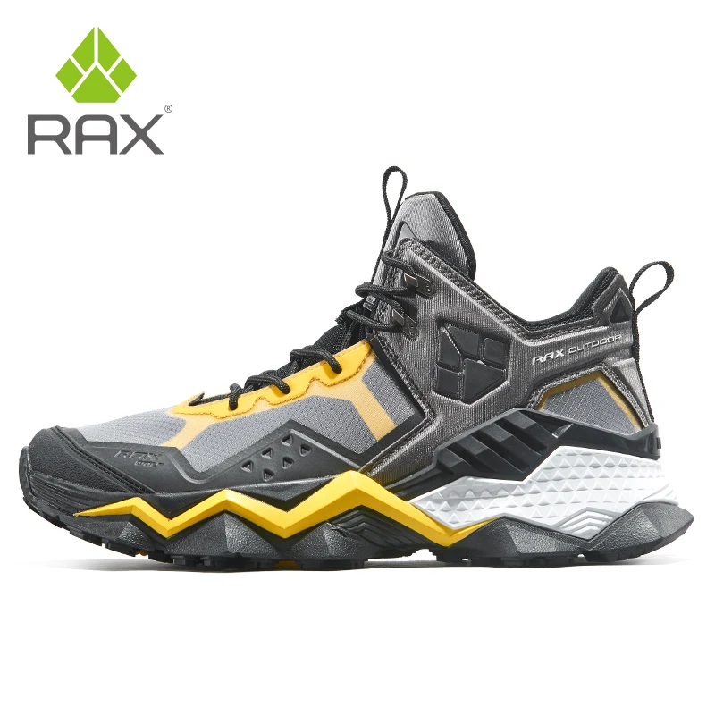 Rax men's trekking shoes army green trekking boots for women breathable mountain climbing outdoor camping hunting sport walking