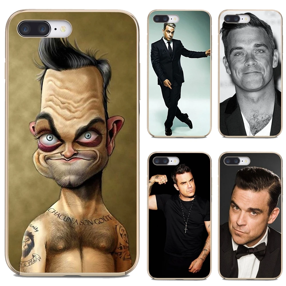 

For Apple iPhone 10 11 12 Pro Mini 4S 5S SE 5C 6 6S 7 8 X XR XS Plus Max 2020 UK-Singer-Star-Robbie-Williams-Poster Case