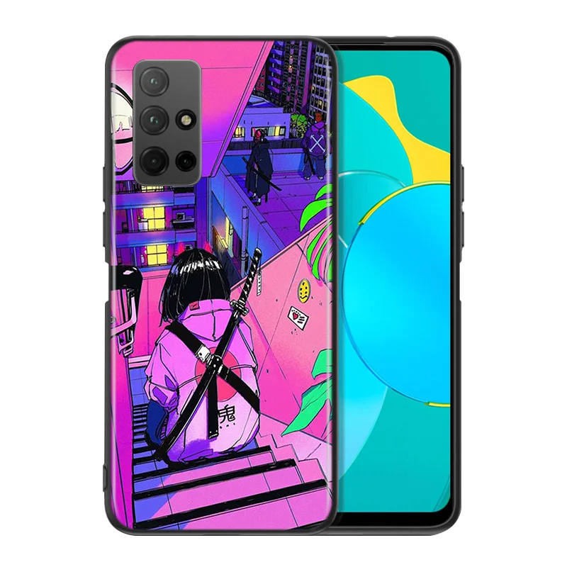 Силиконовый чехол с парным глюк для телефона аниме Honor 9 9X Lite 9S 9A 9C 8 8A Prime 8X макс. 20 30