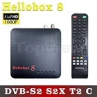 Телевизионная приставка Hellobox 8 H.265 TV ресивер DVB T2 DVB S2 Hellobox8 Поддержка RJ45 Wi-Fi HEVC PowerVu Biss ТВ приставка Hellobox8