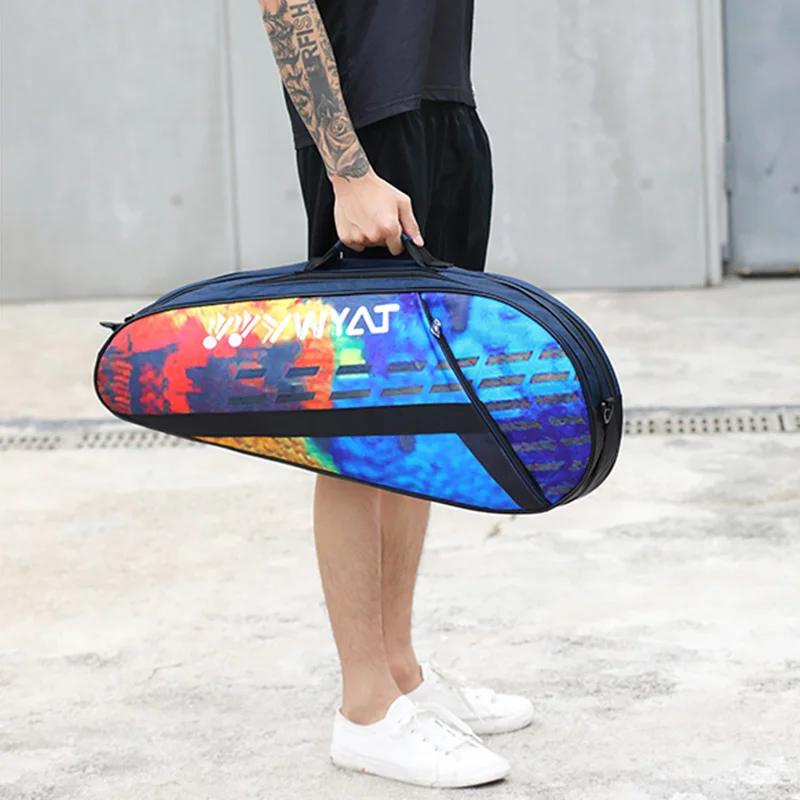 

Tennis Backpack Tennis Racket Cover Bag Badminton with Shoes Compartment Thicken Waterproof Raquete Tenis Shoulder Bag Men