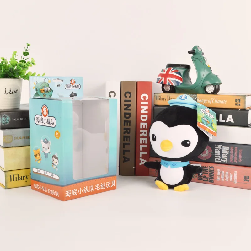 Оригинальные Octonauts 30 см Мультяшные плюшевые игрушки с коробкой Barnacles Kwazii песо