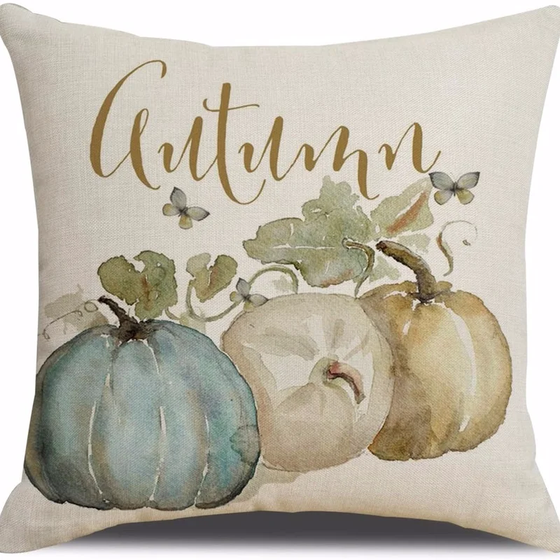 

Animal Flower Single-sided Pillow Four-piece Interior Decoration Cushion Sofa Cushion Cover Bedroom Linen Pillow Case Decoration