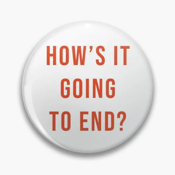 

The Truman Show How Is It Going To End Customizable Soft Button Pin Brooch Clothes Gift Funny Jewelry Creative Badge Metal Hat