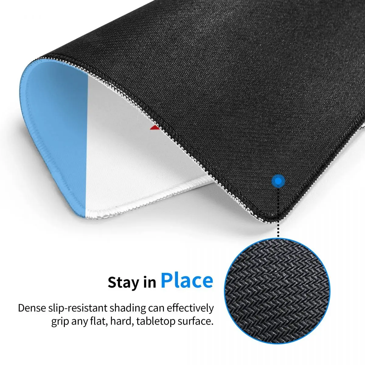 Водонепроницаемый коврик для мыши с изображением флага Джибутийского |