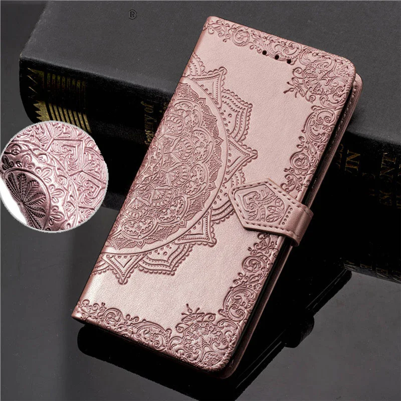 Кожаный чехол бумажник с 3D цветами для iPhone SE2020 11 11Pro Max XS MAX XR X 6 6S 7 8 Plus откидной