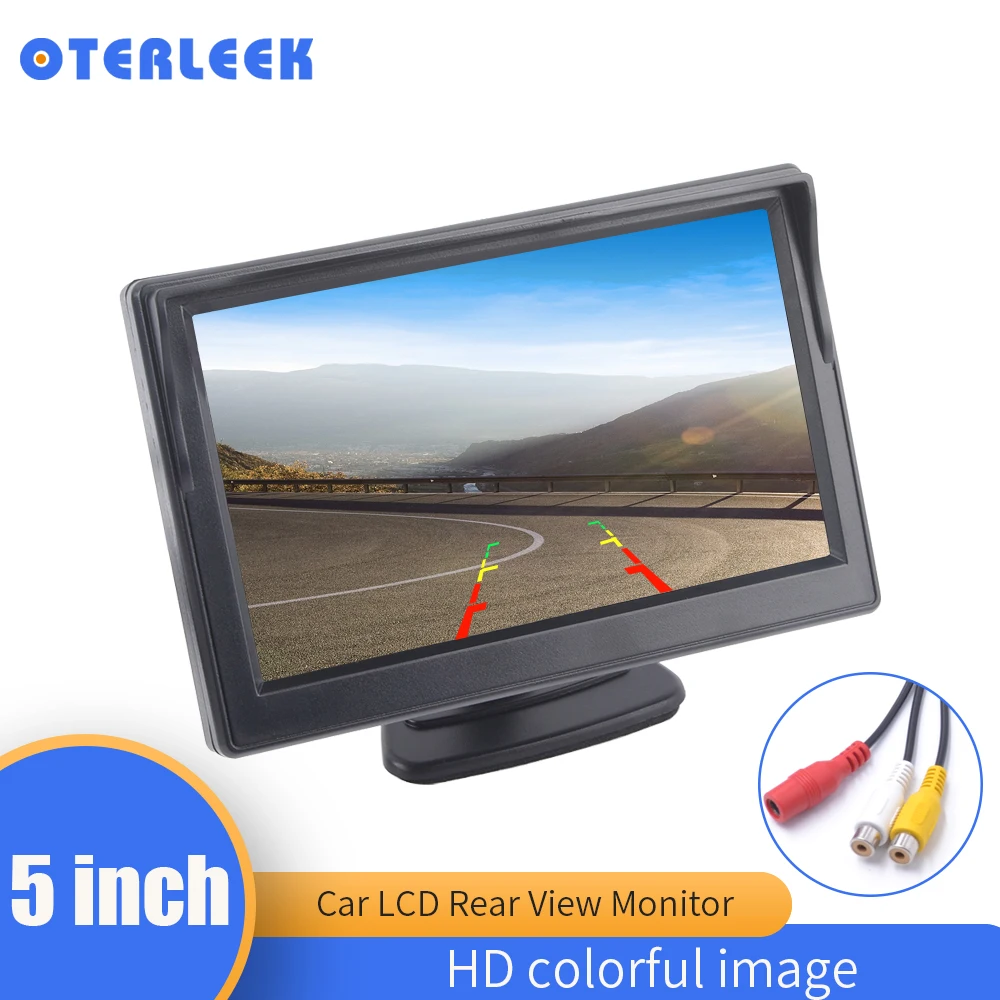 5 дюймов цветной TFT LCD HD цифровая панель авто монитор заднего вида для парковки