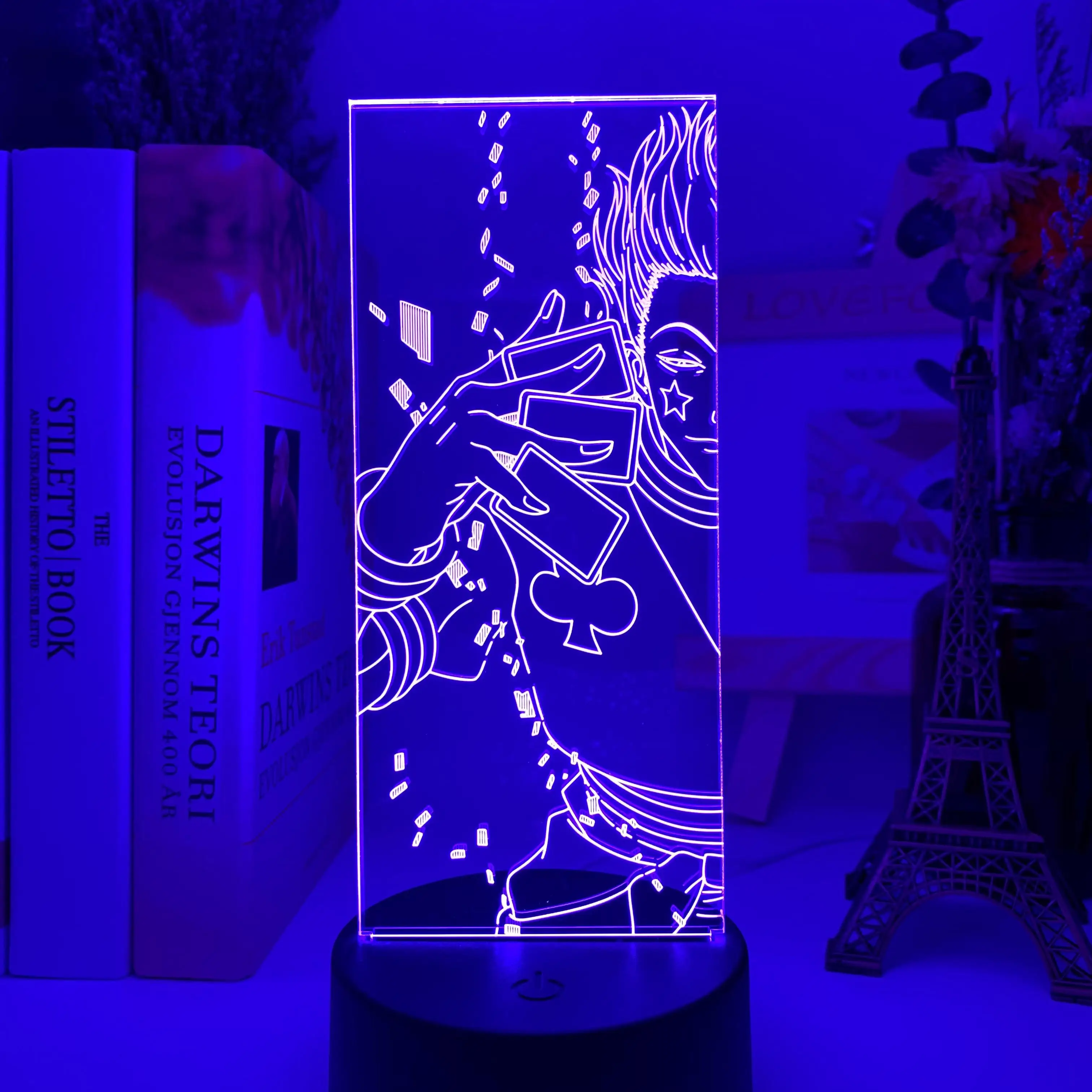

Acrylic 3D Night Light Led Color Changing Nightlight for Kids Bedroom Decoration Light Anime Hunter X Lamp Birthday Gift Hunter