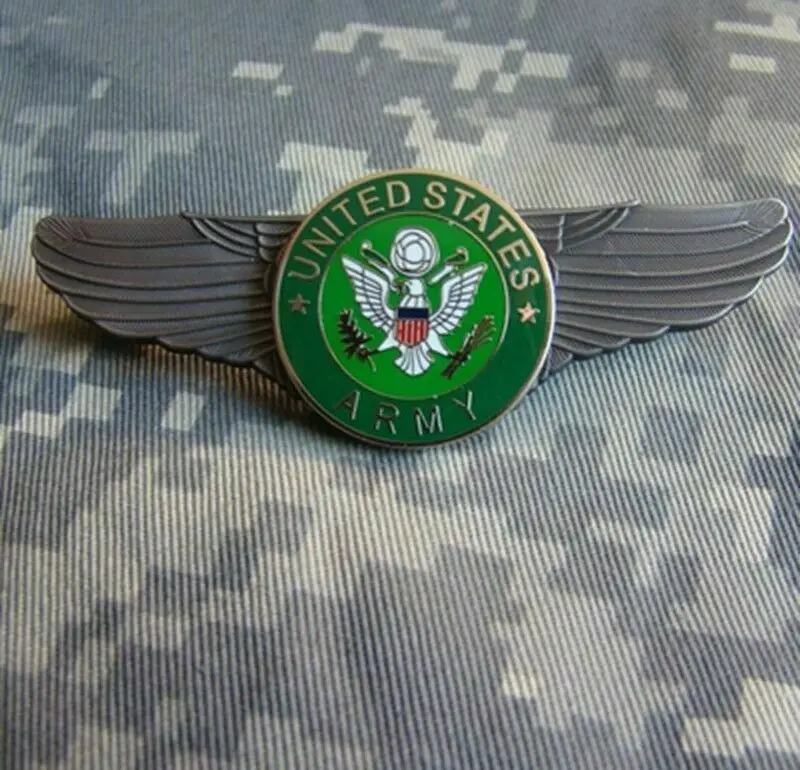 Соединенные Штаты армии США AIRBORNE Военная Униформа Pilot Wing знака Insignia