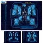 Плакаты и принты на холсте с изображением Мстителей меха страйк, Халка, Железного человека, Человека-паука