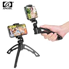 Портативный поворотный кронштейн Apexel с держателем для телефона, Bluetooth, пульт дистанционного управления для телефона, лампы, камеры